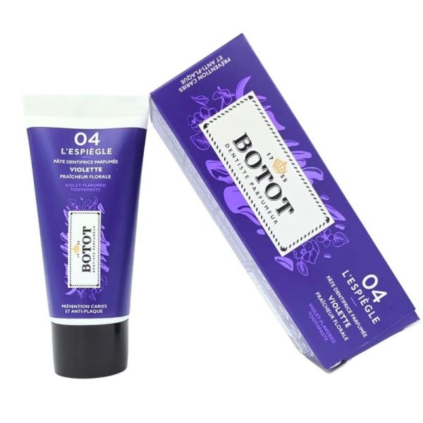 Botot 04 L'Espiègle Pâte dentifrice parfumée 25 ml - Violette, prévention caries et anti-plaque