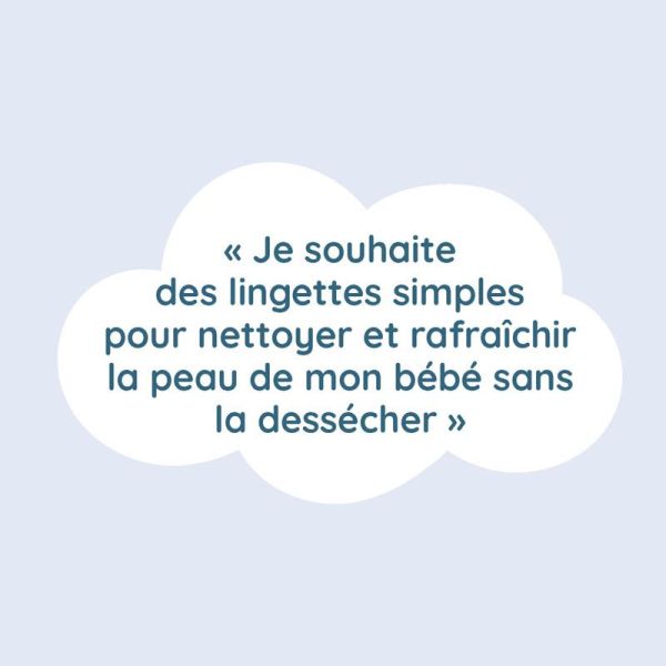 Babysoin Lingettes À l'Eau Bio Bébé - 4 x 60 Lingettes - Nettoyage doux dès la naissance