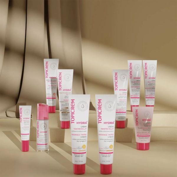 Topicrem HYDRA+ Crème Hydratante Éclat Riche 40ml – Hydratation et nutrition intense