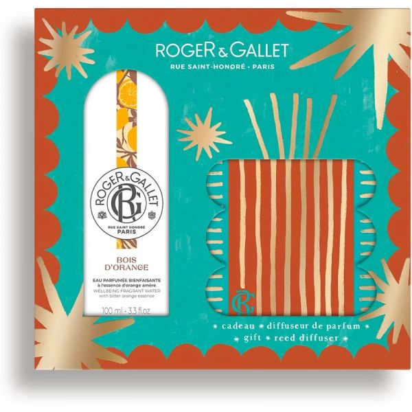 Roger & Gallet Bois d'Orange Eau Parfumée Bienfaisante 30 ml + Diffuseur de Parfum OFFERT