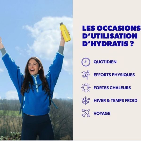 Hydratis Ananas 10 pastilles - Hydratation optimisée et récupération musculaire