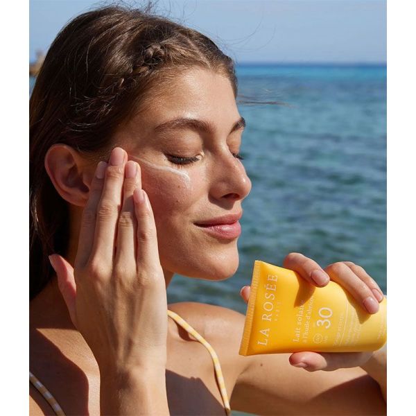 La Rosée Lait Solaire SPF30 150ml - À l'huile d'abricot Bio, protection solaire visage et corps