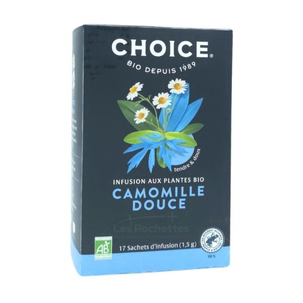 CHOICE Infusion Camomille Douce Bio - 17 Sachets
