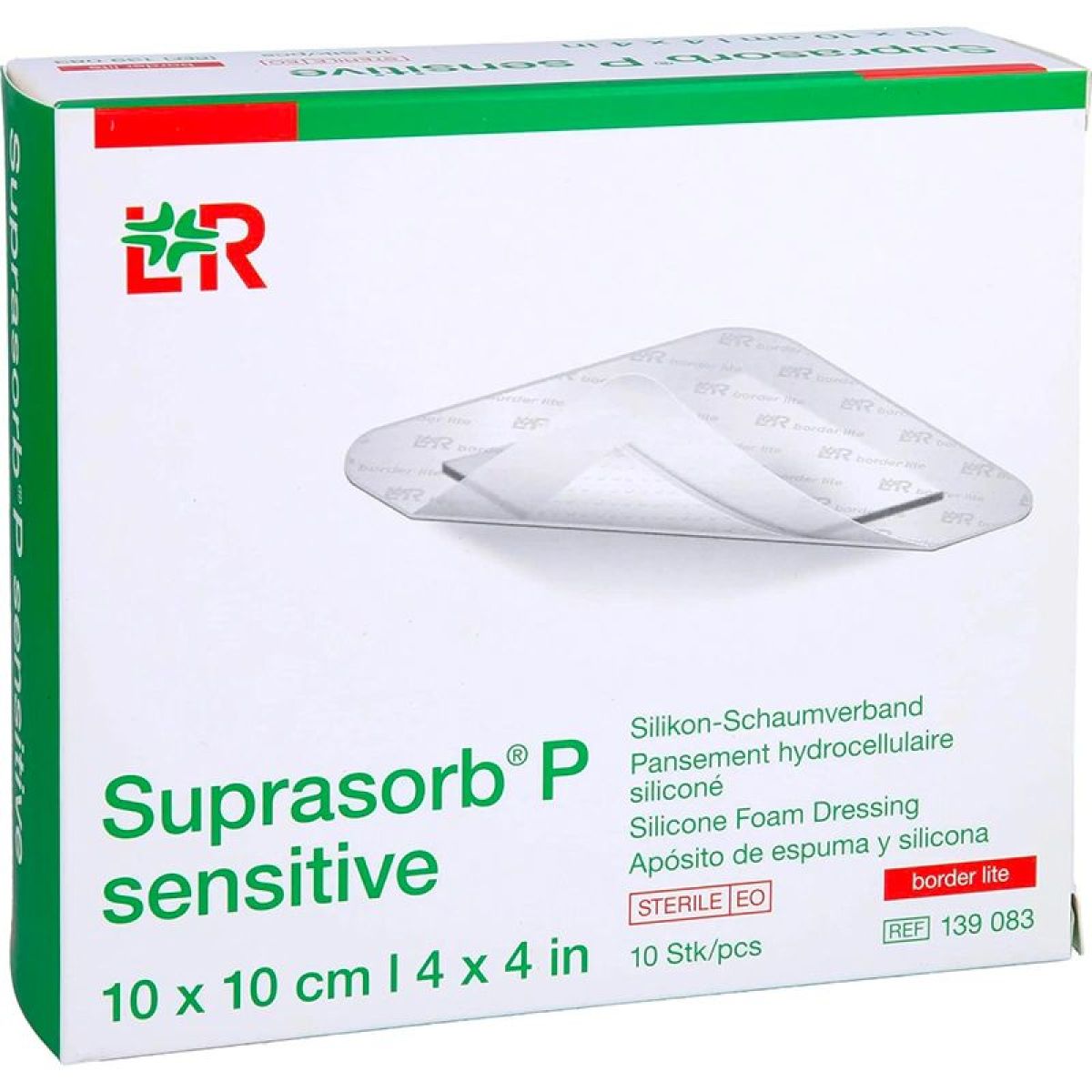 Lohman & Rauscher Suprasorb P Sensitive Border Lite - 10 pansements ...