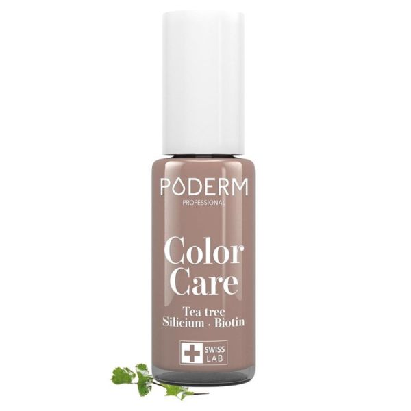 Poderm Color Care Vernis Ongles Jaunes/Abîmés - Taupe - 8ml