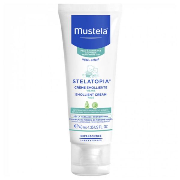 Mustela Stelatopia Crème Émolliente Visage 40 ml