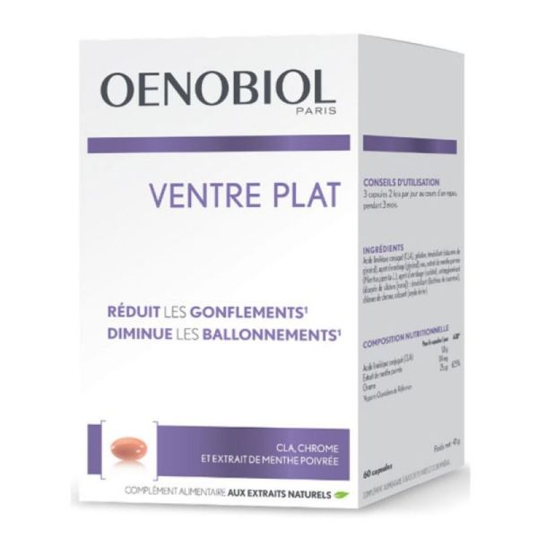 Oenobiol Ventre Plat 60 capsules