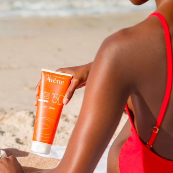 Avène Solaire Lait SPF50+ - 250ml - Haute protection visage et corps pour peaux sensibles