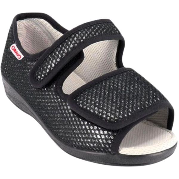 Gibaud CHUT Lévitha Noir - Chaussures Confort Femme Pieds Déformés