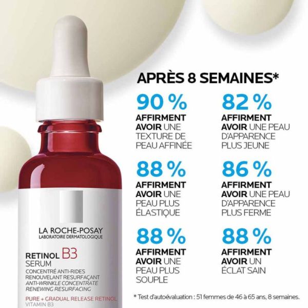 La Roche-Posay Serum Retinol B3 - Concentré Anti-Rides Régénérant Resurfaçant 30ml