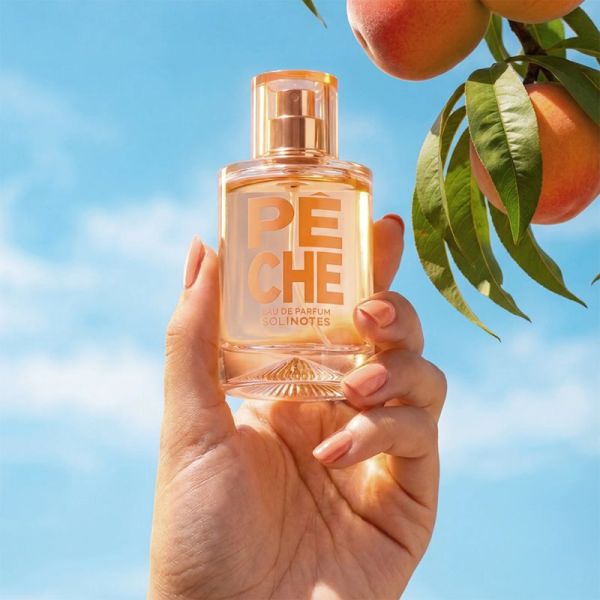 Solinotes Eau de Parfum Pêche 50 ml – Fragrance stimulante et gourmande florientale