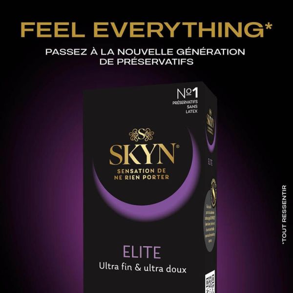Skyn Elite Sans Latex 10 préservatifs