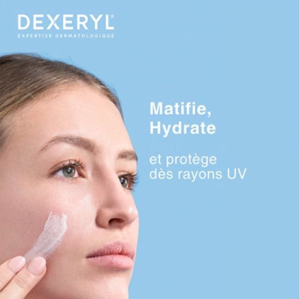 Dexeclear by Dexeryl Aquafluide Matifiant SPF50+ 40ml – Haute protection peaux grasses