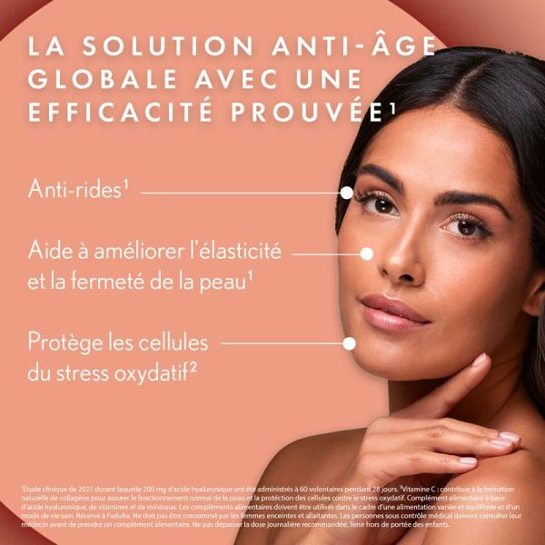 Oenobiol Derma Expert Acide Hyaluronique 420mg - 60 gélules - Action Anti-Âge Contre les Rides