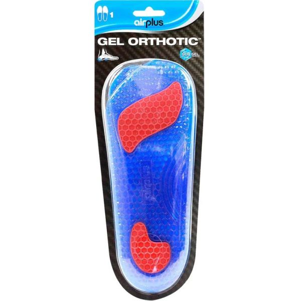 Airplus Gel Orthotic Semelles 3/4 Homme – Soutien et triple densité