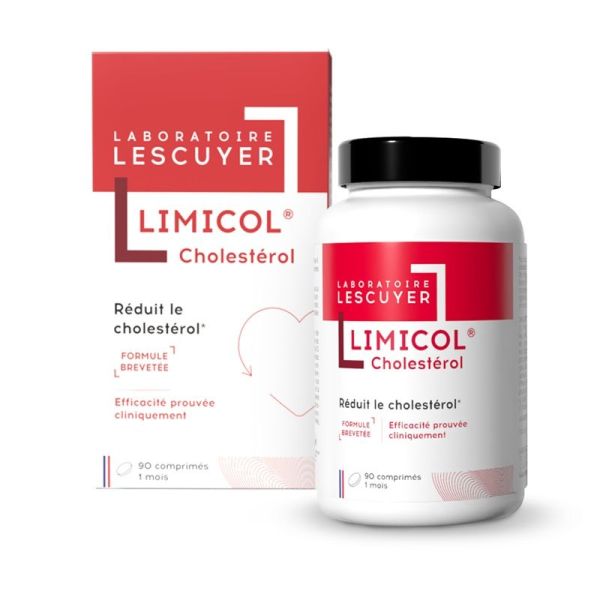 Laboratoires Lescuyer Limicol Cholestérol Réduit le Cholestérol - 90 Comprimés