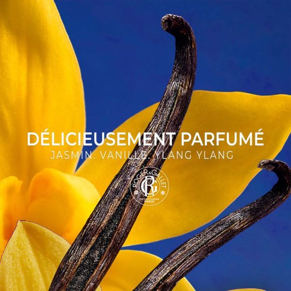 Roger & Gallet Lait Corps Bienfaisant - 250ml - Senteur : Vanille Soleil - Hydrate, nourrit et parfume la peau