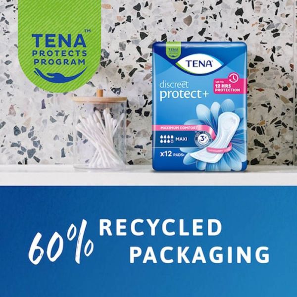 Tena Discreet Maxi - 12 protections
