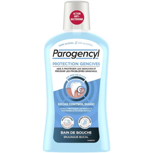 Parogencym Bain de Bouche Protection Gencives - 500ml - Protège, purifie et renforce les gencives
