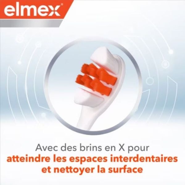 Elmex Brosse à Dents Professional Précision Interdentaire Souple - Pack de 2 - Nettoyage interdentaire précis et douceur