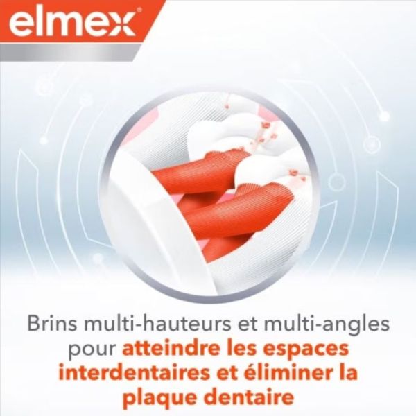 Elmex Brosse à Dents Professional Précision Interdentaire Souple - Pack de 2 - Nettoyage interdentaire précis et douceur
