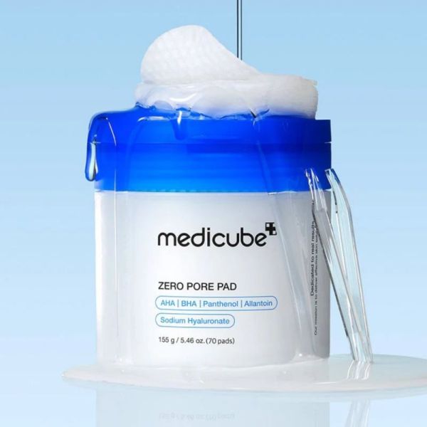 Medicube Zero Pore Pad 2.0  - 70 Pads - Exfoliation pores et imperfections Tous Types de Peaux