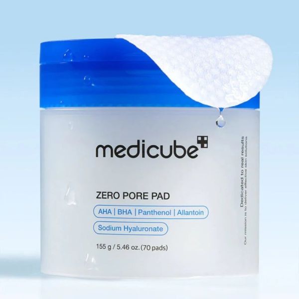 Medicube Zero Pore Pad 2.0  - 70 Pads - Exfoliation pores et imperfections Tous Types de Peaux