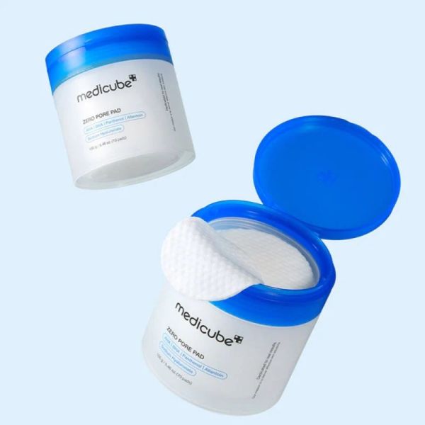 Medicube Zero Pore Pad 2.0  - 70 Pads - Exfoliation pores et imperfections Tous Types de Peaux