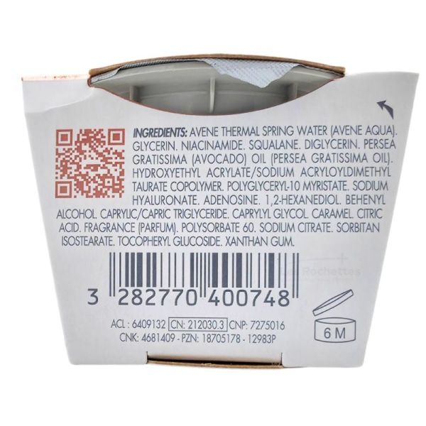 Avène Hyaluron Activ B3 Aqua Gel-Crème Régénération Cellulaire Recharge 50 ml - Lisse les rides et raffermit la peau