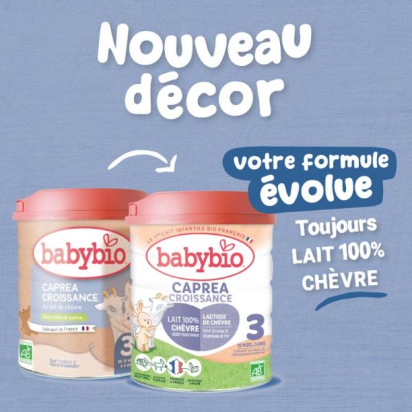 Babybio Caprea 3 Lait de Chèvre Dès 10 mois - 800g