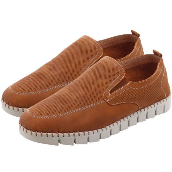 Gibaud CHUT Forli Marron - Chaussures Confort Homme Pieds Déformés