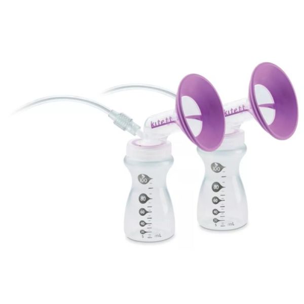 Kitett Kit Expression Double KOLOR - 21mm / Violet - Taille L - 1 kit - Tire-lait automatique et fisio