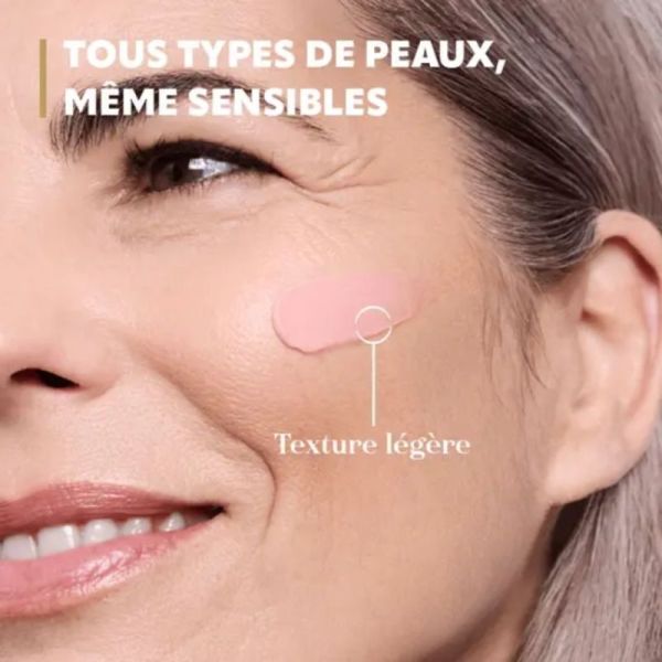 Jonzac Crème rose éclat bio Pot 50 ml - Eclat du teint et fermeté des peaux matures