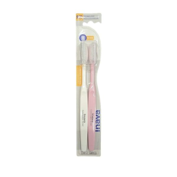 Inava Brosse à Dents Chirurgicale Extra Souple 15/100 Post-Intervention - Lot de 2