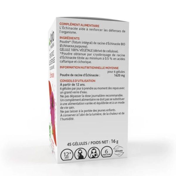 Arkopharma Arkogélules Echinacée Bio 45 Gélules