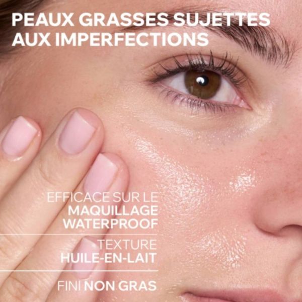 Uriage Hyséac Huile Démaquillante Purifiante 100 ml - Démaquille et purifie les peaux mixtes à imperfections