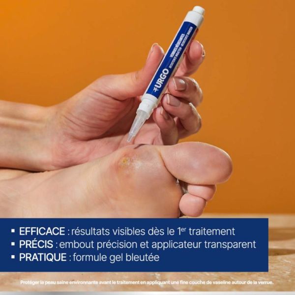 URGO Verrues Résistantes Stylo 1,5 ml - Traite les verrues tenaces