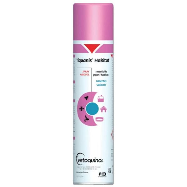 Vetoquinol Tiquanis Habitat Spray Insecticide Volants - 300ml