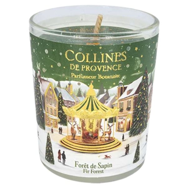Collines de Provence Bougie Parfumée Forêt de Sapin 75g – Ambiance chaleureuse