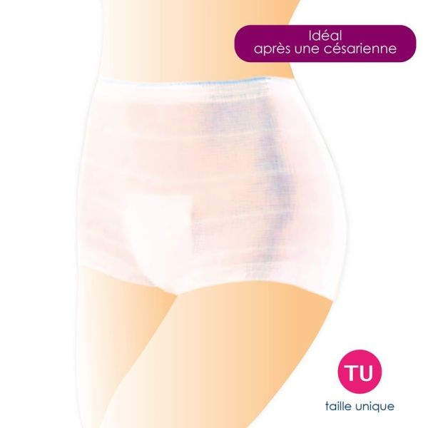 Orgakiddy Culottes Filet Lavables Maternité - Taille Unique - Pack de 5