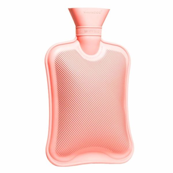 Calindoo Bouillotte Sans Housse Rose 2L - Confort et chaleur apaisante