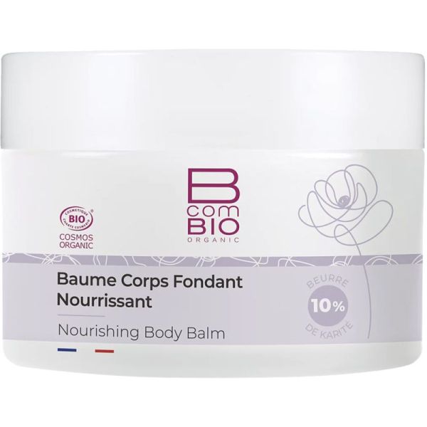 BcomBIO Baume Corps Fondant Nourrissant Bio - 200 ml - Nourrit intensément la peau