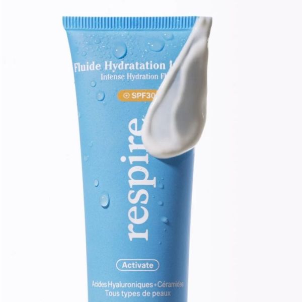 Respire Activate Fluide Hydratation Intense SPF30 Peaux Déshydratées - 50ml