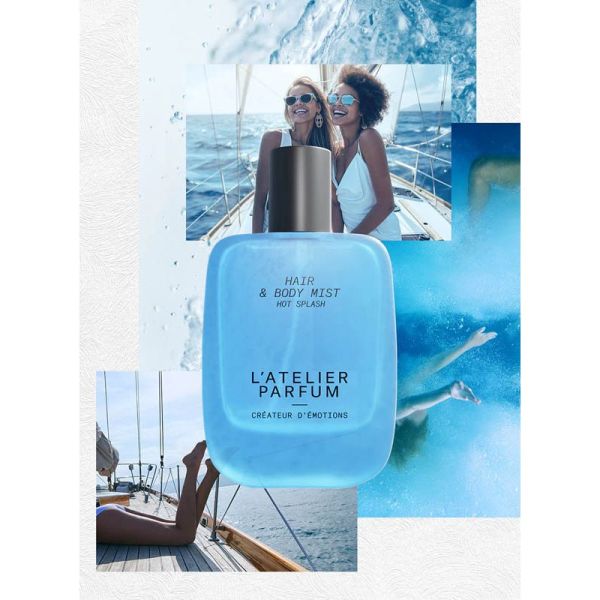 L'Atelier Parfum Green Crush 50ml - Brume Parfumée Vivifiante pour Corps et Cheveux