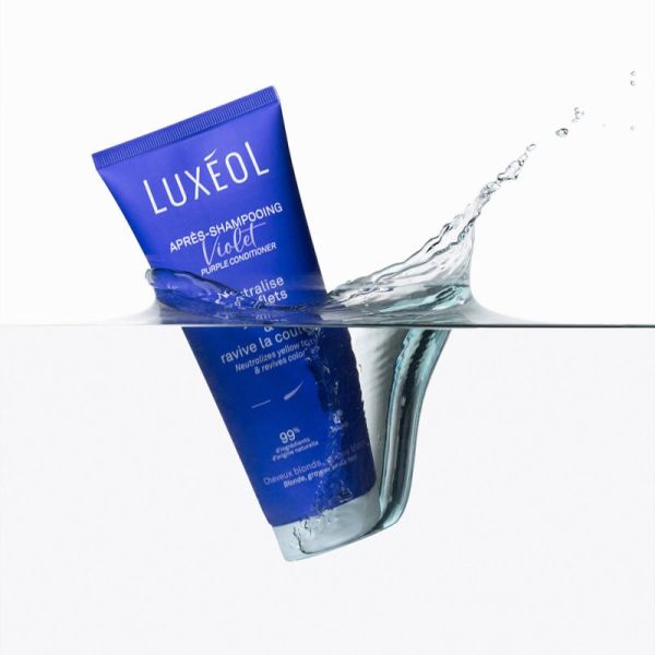 Luxéol Après-Shampooing Violet 200ml – Éclat et anti-reflets jaunes