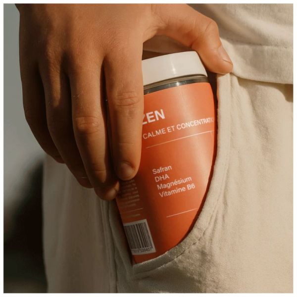 Naali Zen Gommes Calme et Concentration Safran - 90 Gummies Fraise