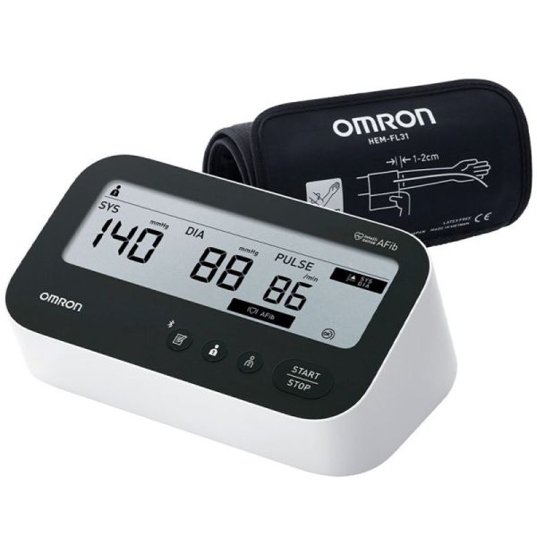 Omron Tensiomètre M4 Connect AFib - 1 unité - Détection de la fibrillation auriculaire