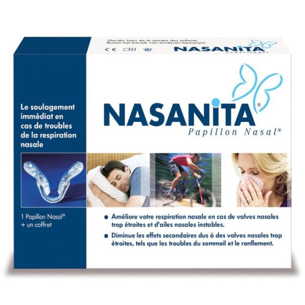 Nasanita Papillon Nasal x1 – Soulagement des troubles de la respiration nasale