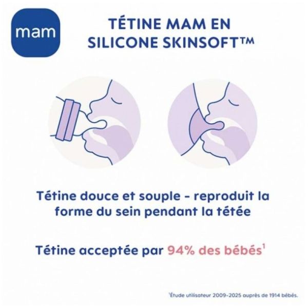 MAM 2 Biberons Easy Start 320 ml - Réduction des coliques et des inconforts du bébé