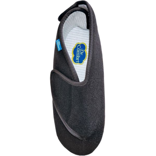 Dr Comfort CHUT Gary Noir - Chaussures Confort Mixte Arthrose